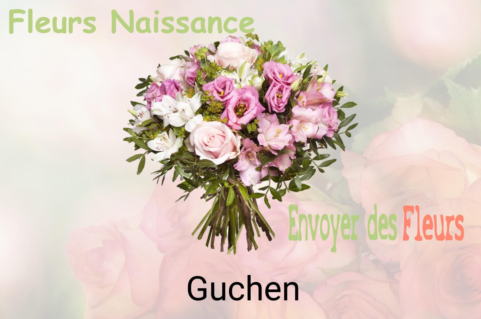 Bouquet de fleurs de naissance livré à Guchen